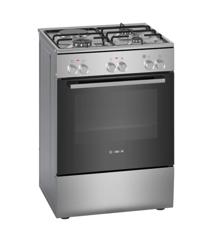 COOKER FREESTANDING 60CM INOX <br> HXA050F50S