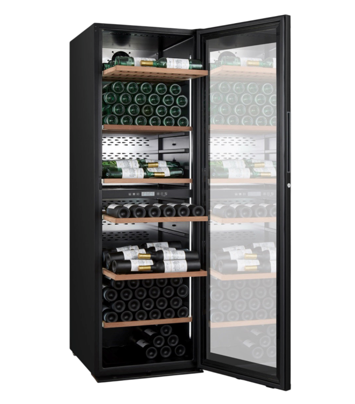 WINE CABINET 2 ZONE 237BTLS BLACK <br> MILLESIME240DB